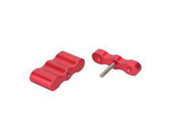 Canister holder red for fuel and water canisters from Overland Fuel