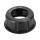 Screw Cap /Screw Ring, Aluminium CNC-milled, Black