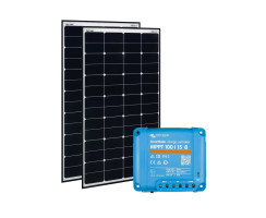 2x 100Wp Solarpanel incl. MPPT solar charger