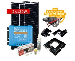 Complete Solar Kit 2x 120Wp
