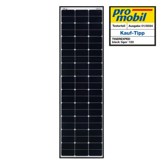 Solarpanel 120Wp "black tiger 120", 1440x420mm