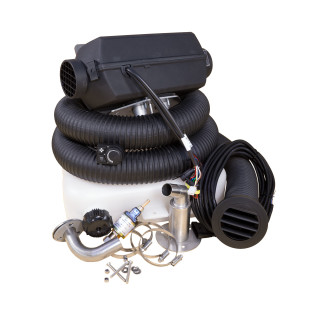 DIY heater box kit (as roof tent heater or for micro campers) with Comfort Control control panel