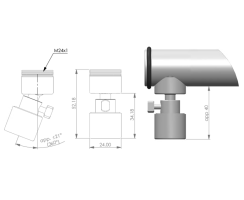Drehbarer 2-Strahl Perlator mit Volumenregelung von...