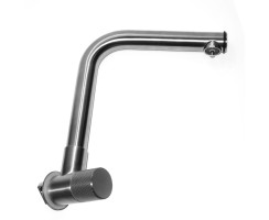 Retractable camper tap with brass catch - Mixer tap /hot water by Queensize Camper