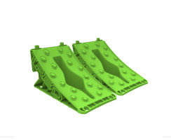 TRED GT Wheel Chock - Green, Pair