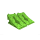 TRED GT Wheel Chock - Green, Pair