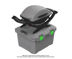 TRED GT Storage Box 65L - Grey with Green