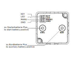 Automatic Cut-Off Relay Kit (D-VSR) 12/24 V