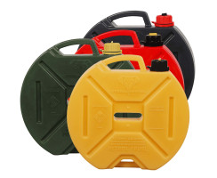 Kraftstoffkanister rund 8,5l - Extra stark, auslaufsicher, made in Europe. verschiedene Farben