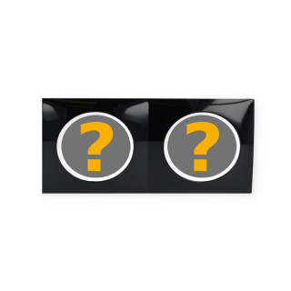 Berker INTEGRO Rahmen 2-fach, schwarz glänzend