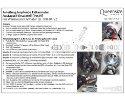 Cartridge for Mixer Tap from Queensize Camper (Spare Part)