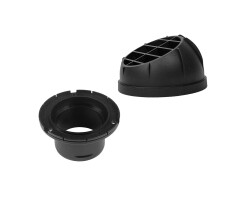 Semicircular Air Grille Ø 60 mm with flange