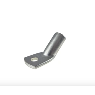 Rohrkabelschuh 10qmm M8, unisoliert, galvanisch verzinnt, Winkel 45°