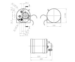 monoBOIL Electrical Hot Water Boiler, 3l, 24V, 600W