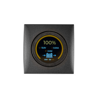 tigerexped Batterie-Monitor mini für LiFePO4-Batterie + Berker INTEGRO Einbaumaterial