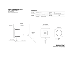 Scanstrut TILE - USB-C / USB-C Ladegerät für 12/24V