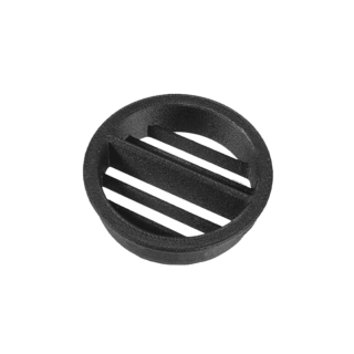 Wandadapter Ausströmgitter Ø 60mm, schwarz