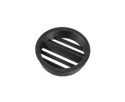 Wandadapter Ausströmgitter Ø 60mm, schwarz