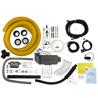 99% Camper-Kit - Heizungs-Komplettset mit 2kW Leistung, 12V, Comfort Control Panel, 83mm Flansch, platzsparende Ausführung