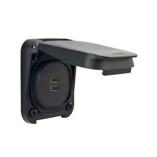 Doppel-USB-C Außenanschluss-Dose - Scanstrut Ventura Serie