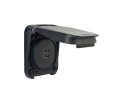 Doppel-USB-C Außenanschluss-Dose - Scanstrut...