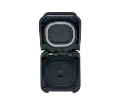 Doppel-USB-C Außenanschluss-Dose - Scanstrut Ventura Serie