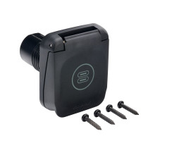 Doppel-USB-C Außenanschluss-Dose - Scanstrut Ventura Serie