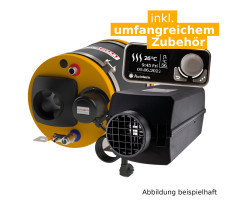 Warmduscher-Kit 2.0 - TWIN-Kit 24V + combiBOIL 9l 230V 500W mit Comfort Boiler Control