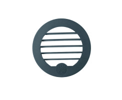 Ausströmer 75/90 mm, 30° drehbar, anthrazit mit...