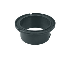 Ausströmer 75/90 mm, 30° drehbar, anthrazit mit...