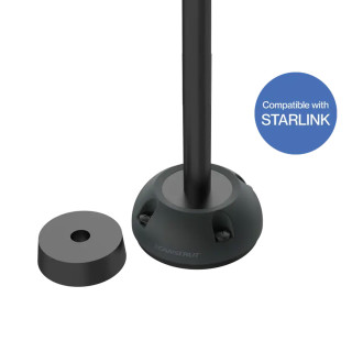 Cable Seal Starlink Compatible, black plastic, max. Ø30mm, cable 8.5rmm