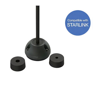 Kabeldurchführung Starlink-kompatibel, schwarz von Scanstrut