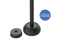 Kabeldurchführung Starlink-kompatibel, schwarz von Scanstrut