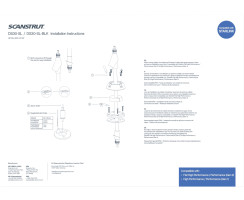 Kabeldurchführung Starlink-kompatibel, schwarz von Scanstrut