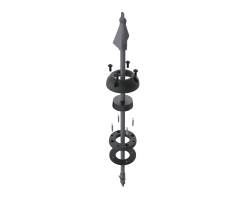 Cable Seal Starlink Compatible, black, by Scanstrut