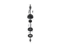 Cable Seal Starlink Compatible, black, by Scanstrut