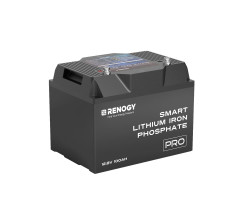 LiFePO4 Batterie 100Ah 12V, beiheizt mit Bluetooth -...