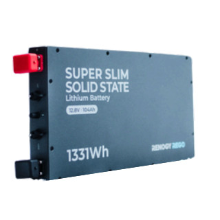 LiFePO4 Solide State Batterie 104Ah 12V, super slim, beheizt mit Bluetooth & CAN BUS - RENOGY REGO