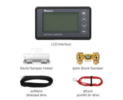 Batteriemonitor mit Smart-Shunt, 500A - RENOGY CORE