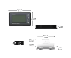 Batteriemonitor mit Smart-Shunt, 500A - RENOGY CORE