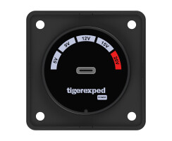 USB-C Buck-Boost Charger 100W "convertiger100" suitable for Berker Switch Range, without Mounting Frame