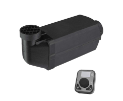 Autoterm Air /Planar 2D Diesel Standheizung 12V mit Höhenkit und Mini Control Panel, platzsparende Ausführung