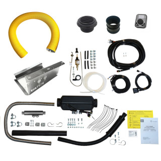 VW T5/T6 parking heater installation kit with Autoterm Air 2D and Mini Control (formerly PU-5) control panel