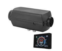 1% Camper-Kit - Heizungs-Komplettset mit 4kW Leistung, 12V, Touch Control Bedienteil, 48mm Flansch