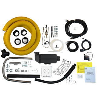 99% Camper-Kit - Heizungs-Komplettset mit 2kW Leistung, 12V, Touch Control Panel, 83mm Flansch, platzsparende Ausführung