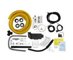 99% Camper-Kit - Heizungs-Komplettset mit 2kW Leistung, 12V, Touch Control Panel, 83mm Flansch, platzsparende Ausführung