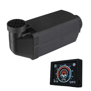 Autoterm Air /Planar 2D Diesel Standheizung 12V mit Höhenkit und Touch Control Bedienteil, platzsparende Ausführung