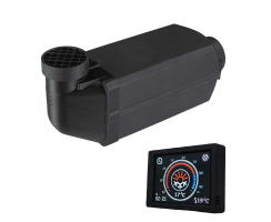 Autoterm Air /Planar 2D Diesel Standheizung 12V mit Höhenkit und Touch Control Bedienteil, platzsparende Ausführung