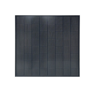 Solarmodul ULTRAblack tiger ZQ (Zwilling quadratisch), 120Wp für Camper & Wohnmobil (780x772mm)