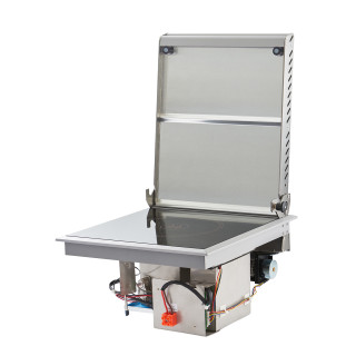 Belief Diesel-Einbaukocher für Camper mit Glaskeramik-Kochfeld, 1-flammig, 12V, 4.5kW